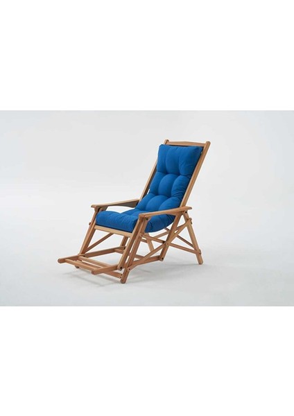 Most Sunbed Şezlong Su Bazlı %100 Ağaç Outdoor Lacivert Kumaş Silikon Dolgu(Evinize Teslim) Lacivert fiyatları