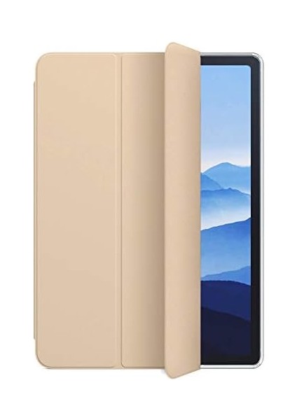 Apple iPad Pro 11 2024 Kılıf (A2836-A2837) Slim Translucent Back Smart Cover Gold [ipad Pro 11 2024 ile Uyumlu Kılıf - Gold] modelleri
