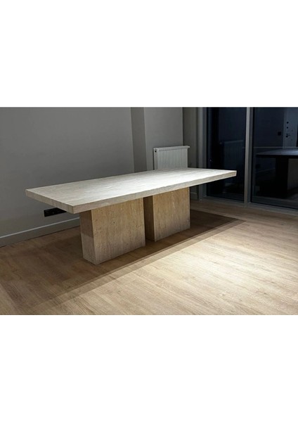 Traverten Mermer Yemek Masası fiyatları