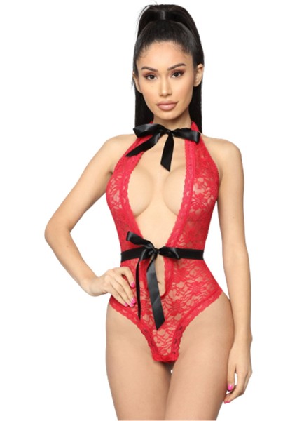 Özel Boyun ve Bel Kısmı Fiyonklu Babydoll 3209 Fırsat!!! fiyatları