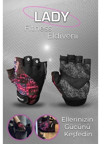 Kadın Fitness Body Eldiveni Lady L