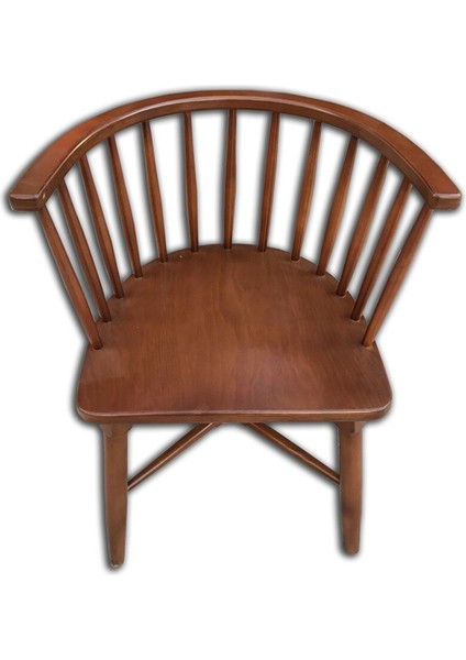 Sandalye 12560 Omurga Model Kayın Retro Bambu Ayak Parlak Ceviz Renk El Yapım modelleri