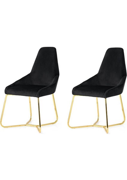 Lara Royal High Gloss Yemek Masa Sandalye Takımı 90X160 cm