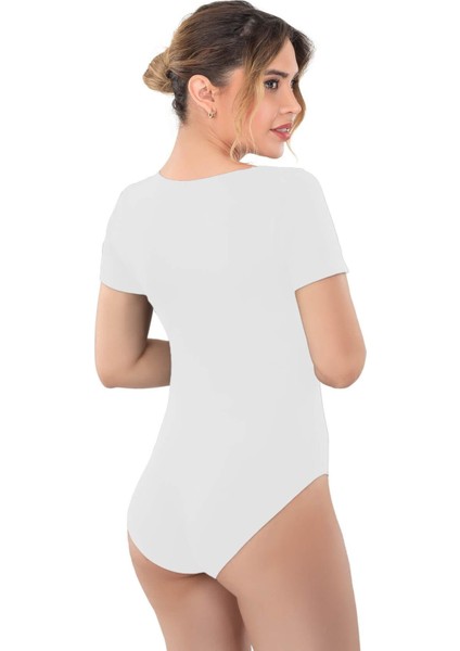 Özel Beyaz Mi 1926 Soft Yarım Kollu Body Fırsat!!! fiyatları