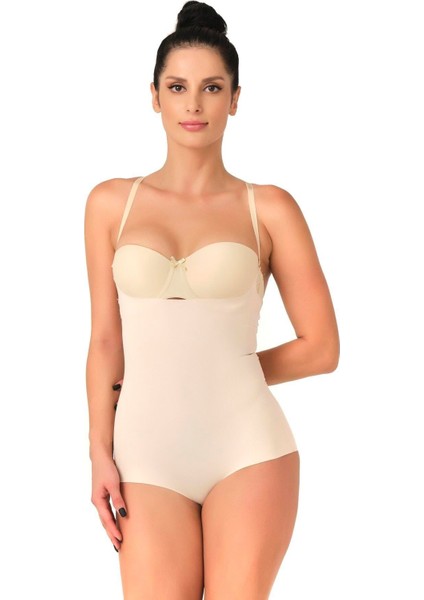 Özel Ten Mi 2723 Lazer Kesim Göğsü Açık Slip Korse Fırsat!!!