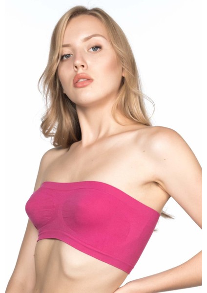 Özel Mürdüm Mi 4002 Soft Straplez Büstiyer Fırsat!!!