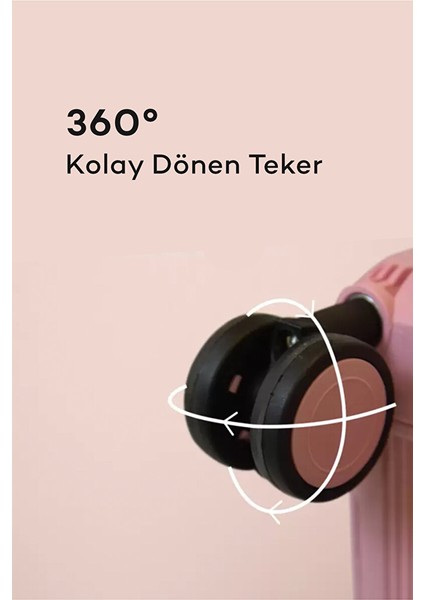 Katlanır Valiz Pembe 20 Inç