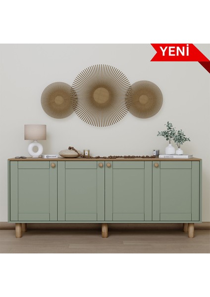 Bohem Serisi Natura Konsol - Yeşil