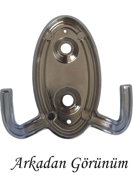 6 Adet Seç Askı Krom Portmanto Askı Vestiyer Duvar Askısı Metal Dolap Elbise Askılığı indirimleri