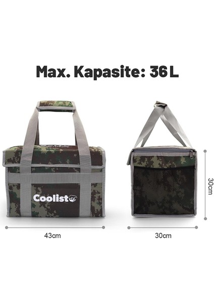 Coolist CL36C 36 Litre Katlanabilir Termos Bez Çanta / Buzluk modelleri