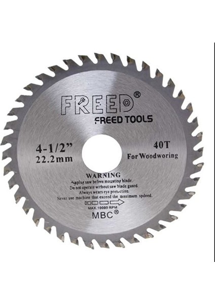 Freed Asm-20 115 mm Ahsap Kesici Elmas Testere 40 Diş fiyatları