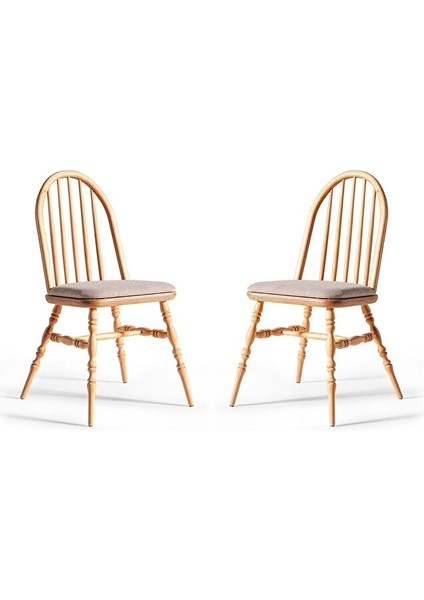 Serwood Natural Ahşap Masa Sandalye Takımı 90X90 fırsatları