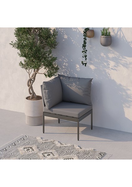 Mini Multi Lounge Bahçe&balkon Mobilyası Gri̇ indirimleri