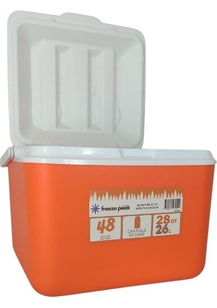Adventure 28 Qt Soğutucu Buzluk 26 Litre Turuncu fiyatları