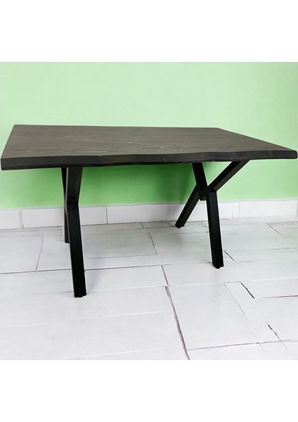 Cafe Masa Köknar Kütük Masa 140X80 cm