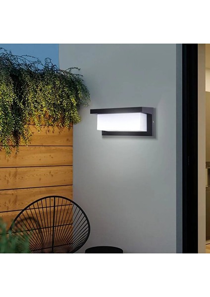 18 Watt, 6500K Beyaz Işık LED Aplik, Otel, Kafe, Bar, Işletme, Villa, Bahçe Duvar Apliği, LED Aplik ECN-21344B modelleri