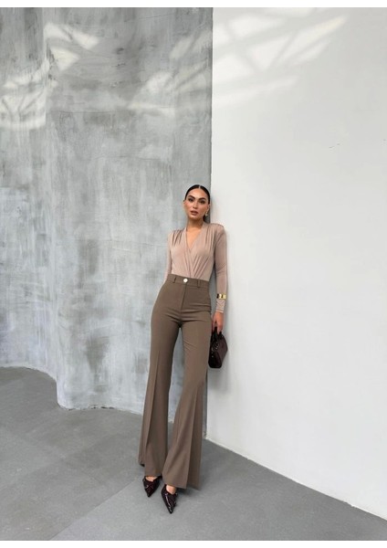 230 gr Poly Viscose Full Lycra Ispanyol Paça Pantolon