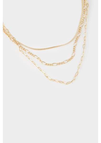 Kadın Çoklu Gold Kolye F5999AXNS fiyatları