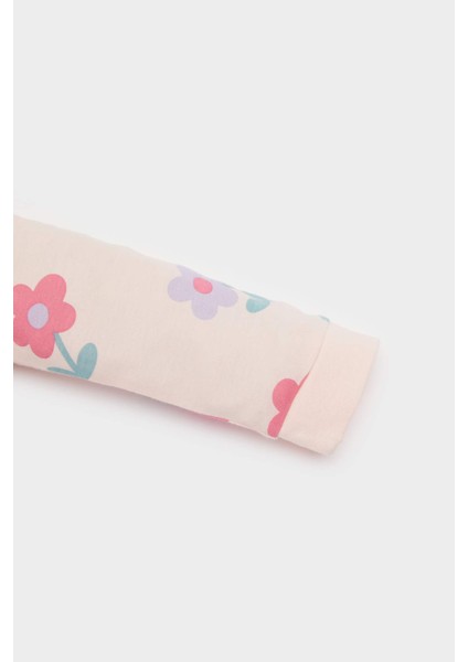 Kız Bebek Yenidoğan Çiçekli Penye Tulum E9992A525AU modelleri