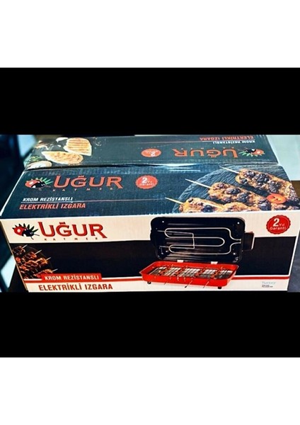 Büyük Boy Emaye Borulu Sistem Elektrikli Izgara-Barbekü