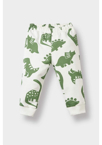 Erkek Bebek 2'li Takım Dinozor Baskılı Sweatshirt Eşofman Altı F0201A525AU fiyatları