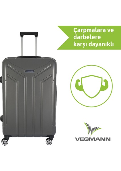 Vela Antrasit Kabin Boy Valiz Küçük