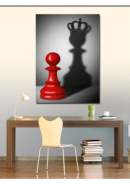 Kanvas Tablo Piyon ve Vezir 100X140 cm