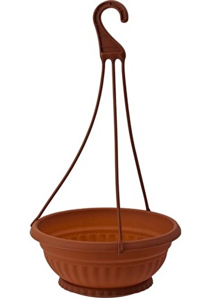 SY-5745 Kahverengi Askılı Aranjman Saksı Balkon Saksı No 2