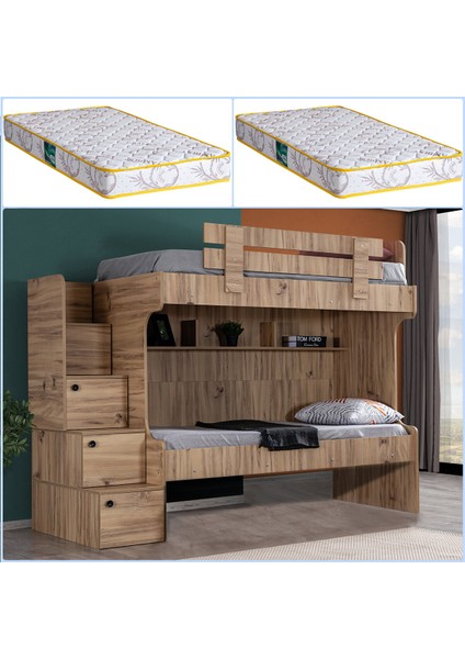 Viva Ranza Karyola + 2 Adet Comfort Yatak