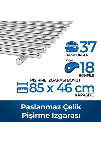 Built-In Lex 605 Rbi Tezgah Üstü Gazlı Barbekü | Gazlı Mangal