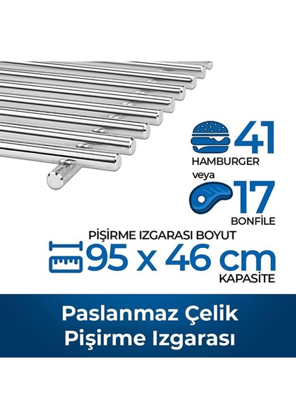 Built-In Prestige Pro 665 Rb Tezgah Üstü Gazlı Barbekü | Gazlı Mangal