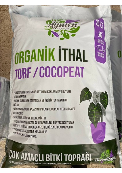 20 Litre Ithal Torf Cocopeat Ponza Özel Karışım Saksı Harcı Bitki Toprağı - Kokopit 20 Litre fiyatları