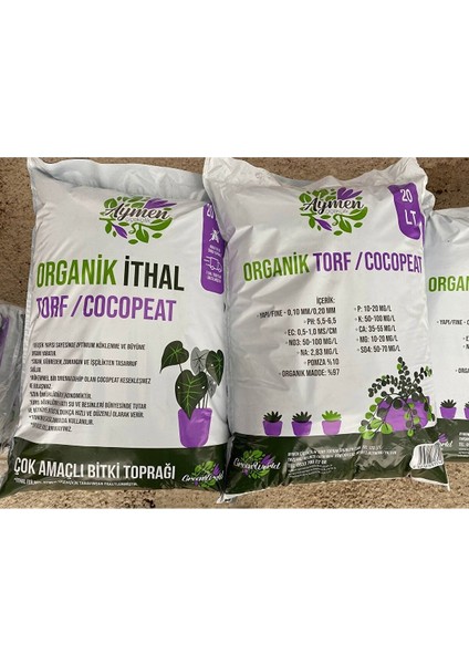 20 Litre Ithal Torf Cocopeat Ponza Özel Karışım Saksı Harcı Bitki Toprağı - Kokopit 20 Litre fırsatları