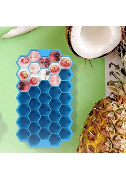 Omb Store 37 Bölmeli Slikon Petek Şeklinde Buz Kalıbı