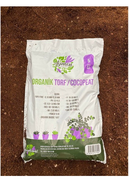 5 Litre Ithal Torf Cocopeat Ponza Taşı Özel Karışım Saksı Harcı Bitki Toprağı - Kokopit 5 Litre modelleri