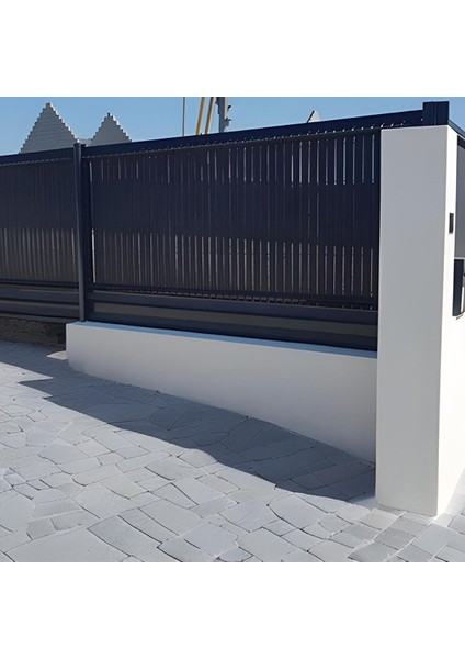 Euro Panel Tel Kaplama Düz Model Antrasit H: 0,5m * L: 2,5m