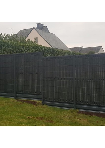 Euro Panel Tel Kaplama Düz Model Antrasit H: 0,5m * L: 2,5m