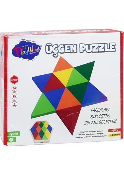 Playwood Ahşap Üçgen Puzzle ONY-395