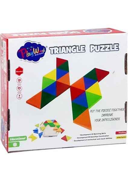 Playwood Ahşap Üçgen Puzzle ONY-395 fiyatları