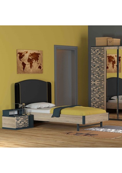 Active Genç Odası Tek Kişilik Karyola 100X200 cm 100X200 cm