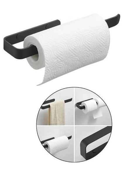 Metal Mat Siyah Havluluk
