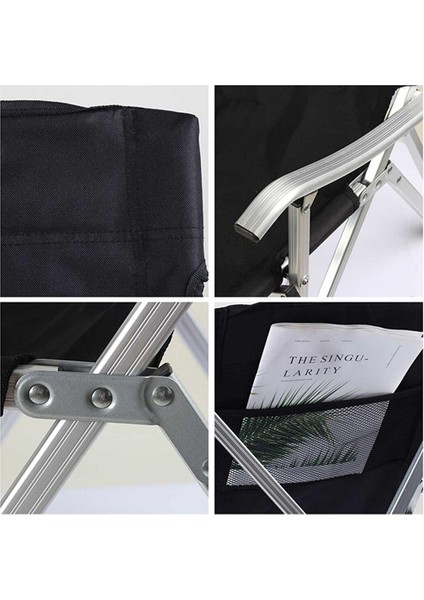 Dachuan Katlanır Kamp Sandalyesi Siyah indirimleri