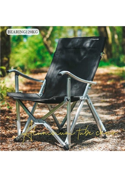 Dachuan Katlanır Kamp Sandalyesi Siyah