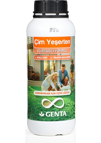 Çim Yeşerten 1 Lt. - Sararma Önleyici Kurtarıcı Formül