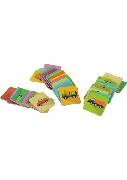 Playwood Ahşap Hafıza Kartları Taşıtlar ONY08 modelleri