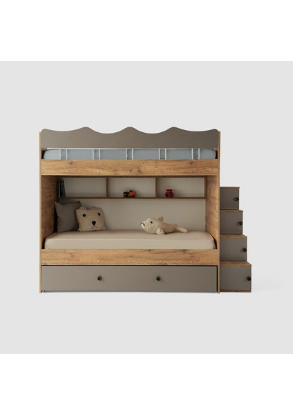 Çeti̇n Ranza Bulut Yavrulu Ranza Vizon & Ahşap Çelik Destekli %100 Mdf Vizon