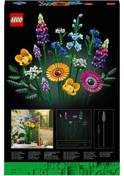 ® Icons Kır Çiçekleri Buketi 10313 - Yetişkinler Için Koleksiyonluk Yapım Seti (939 Parça) fırsatları