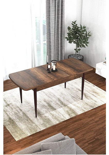 Via Serisi Barok Ahşap Desen 80X132 Yemek Odası Takımı 4 Sandalye,1 Pera Bench Pembe fırsatları