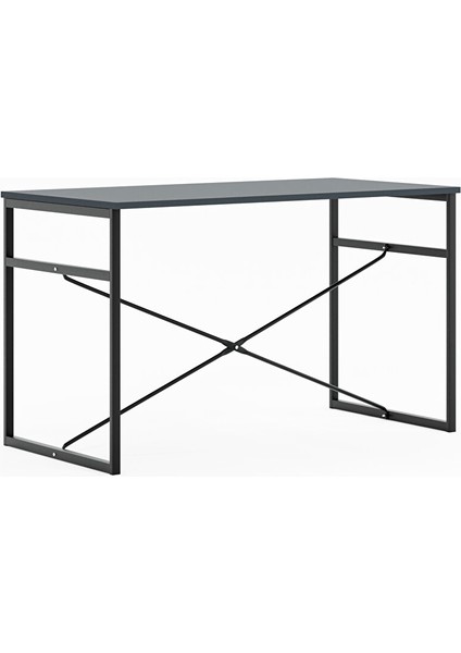 Mutfak Masası Yemek Masası Salon Masası 4 Kişilik 120X60 Masa Füme 1536
