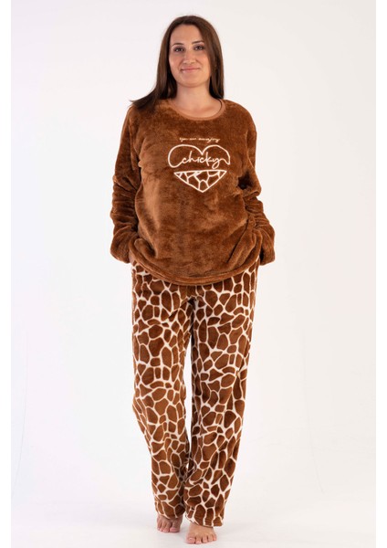 Kadın Welsoft Büyük Beden Uzun Kol Ceblı Pijama Takım , 303071 fiyatları